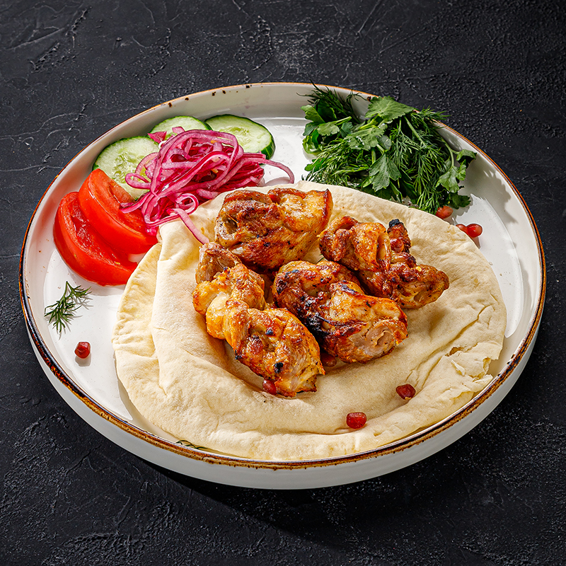 ШАШЛЫК ИЗ КУРИНОЙ ГРУДКИ